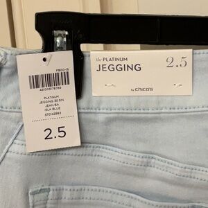 Chico's Light Blue Straight Leg Jeans